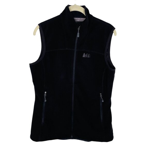 REI Jackets & Blazers - REI Women's Softshell Black Zip Vest, M